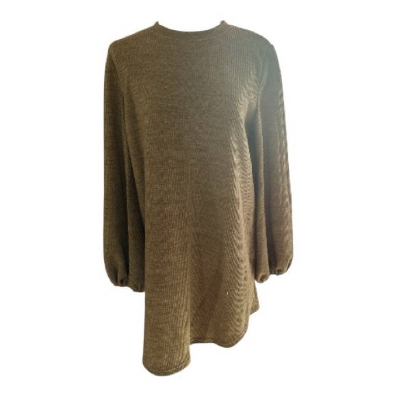 Shein Tan Knit Sweater Dress